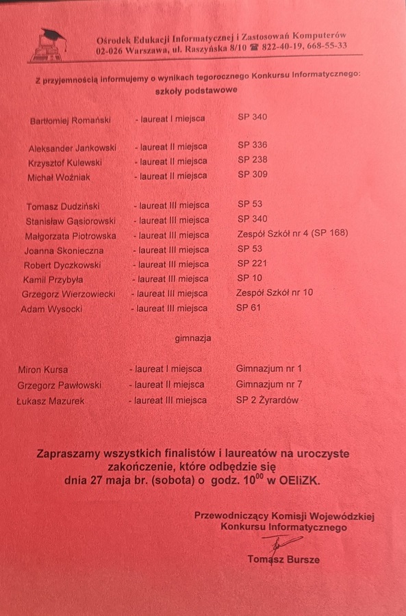 wyniki olimpiady 2000