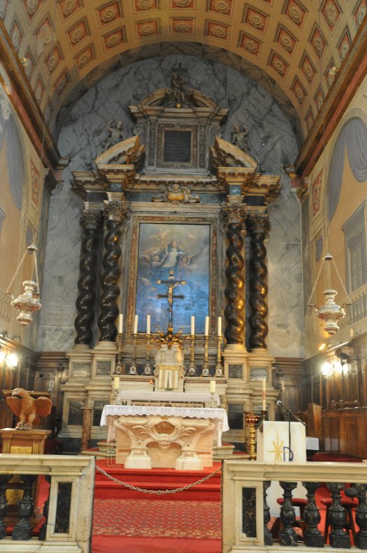 ołtarz katedry w Ajacchio